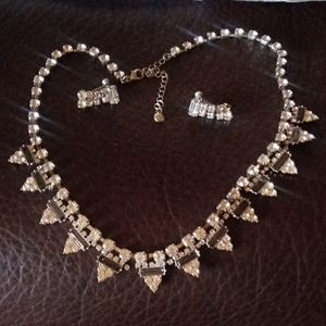 RMN. Costume Rhinestone Jewelry Set